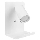 Faretto da parete con mensola e USB caricatore 1xGU10/35W/230V bianco