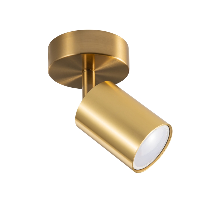 Faretto da parete LED RGBW dimmerabile GOLDIE 1xGU10/4,8W/230V 3000K dorato + telecomando