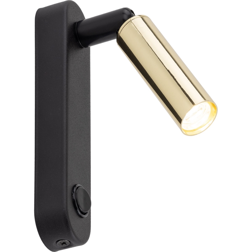 Faretto da parete ENZO 1xG9/8W/230V nero/oro