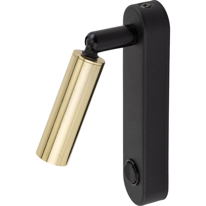 Faretto da parete ENZO 1xG9/8W/230V nero/oro