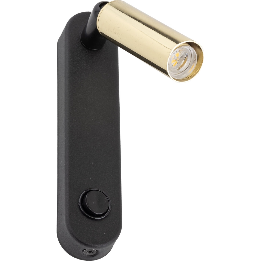 Faretto da parete ENZO 1xG9/8W/230V nero/oro