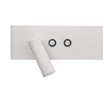 Faretto da parete LED RESORT LED/10W/230V + LED/3W, bianco, sinistro