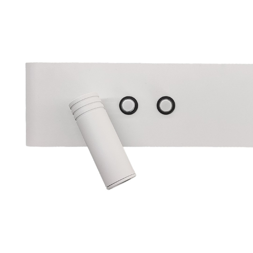 Faretto da parete LED RESORT LED/10W/230V + LED/3W, bianco, sinistro