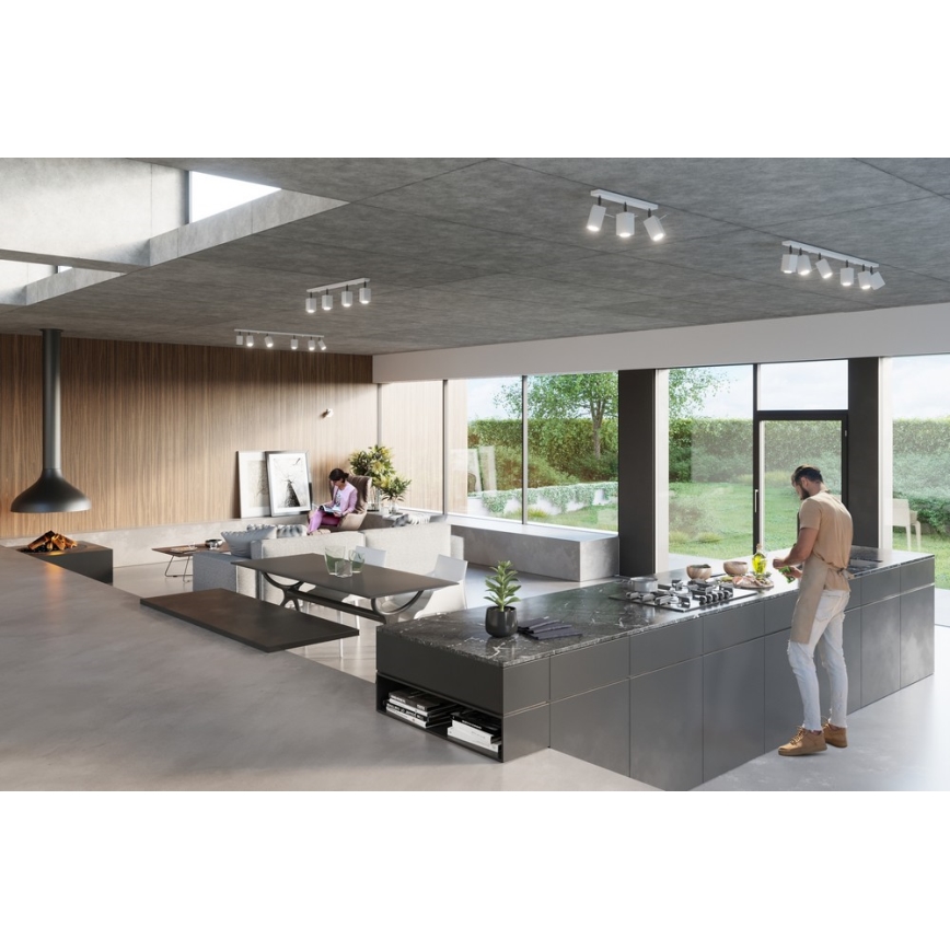 Sollux SL.0095 - Applique MERIDA 1xGU10/40W/230V bianco