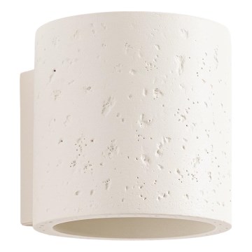 Faretto da parete ORBIS 1xG9/8W/230V cemento/crema