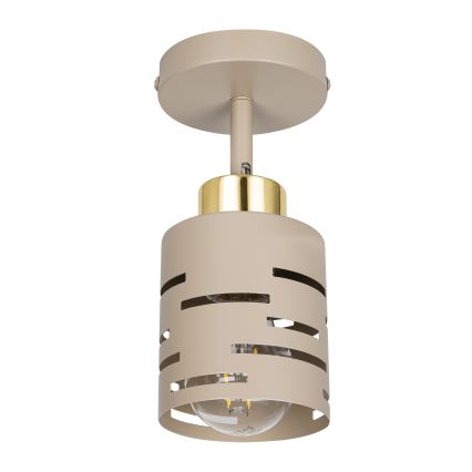Faretto da parete orientabile ELEN 1xE27/35W/230V beige/oro