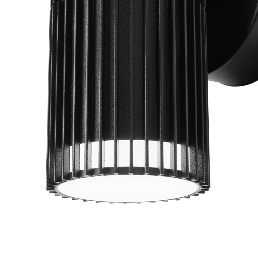 Faretto da parete per esterni LANTHEA 1x GU10/11W/230V IP44 nero