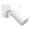 Faretto da parete RING 1xGU10/10W/230V bianco