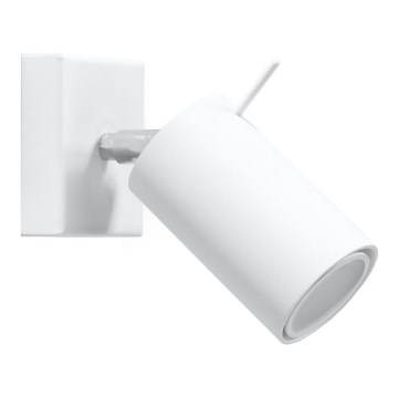 Faretto da parete RING 1xGU10/10W/230V bianco