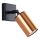 Faretto da parete WINX 1xGU10/10W/230V nero/rame