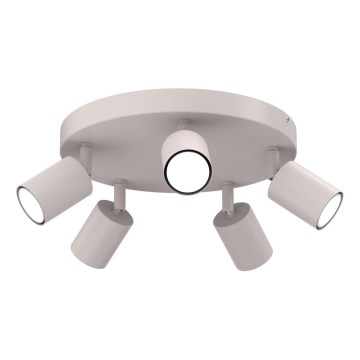 Faretto FUN 5xGU10/8W/230V colore crema