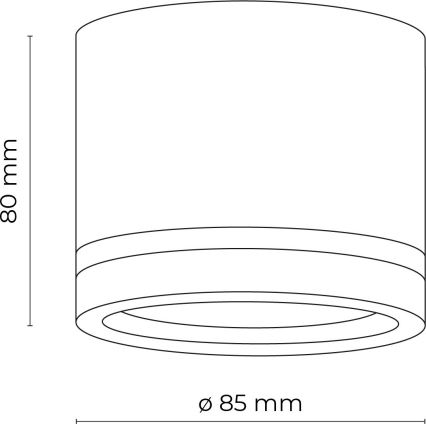 Faretto JET 1xGX53/11W/230V bianco
