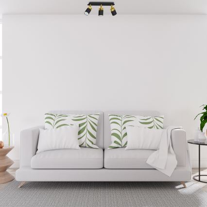 Faretto JOKER 3xGU10/25W/230V nero/oro