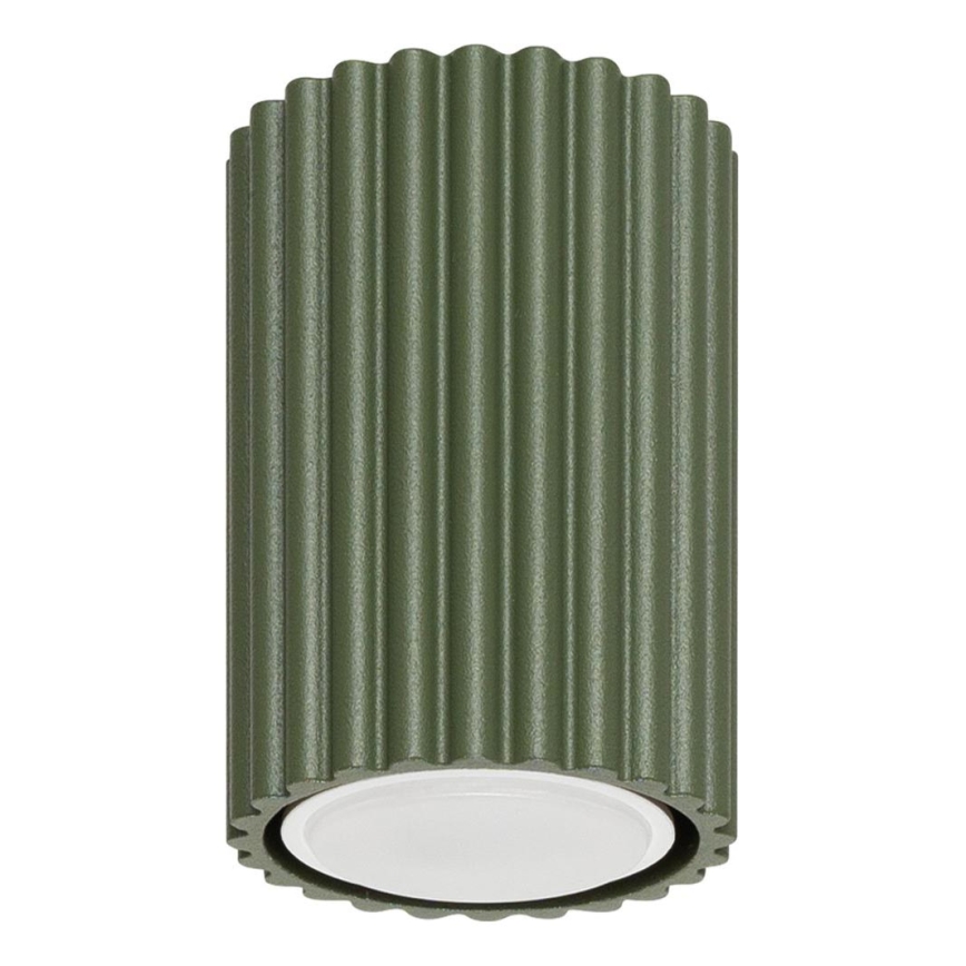 Faretto KARBON 1xGU10/10W/230V 10 cm verde
