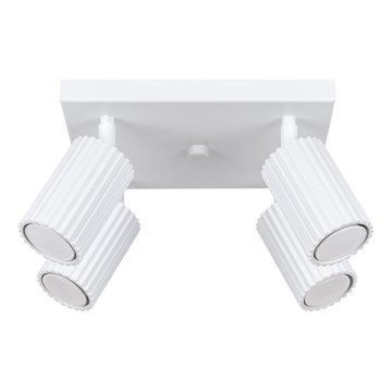 Faretto KARBON 4xGU10/10W/230V bianco