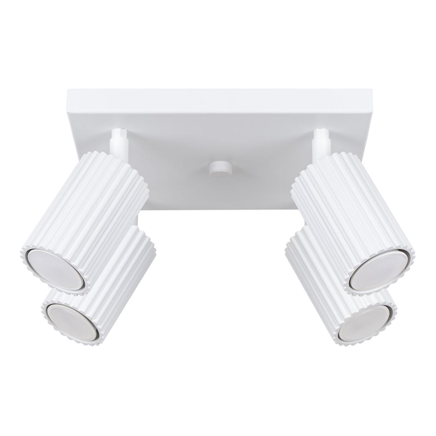 Faretto KARBON 4xGU10/10W/230V bianco