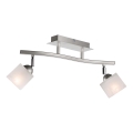 Faretto KLARA 2xE14/60W/230V cromo opaco