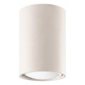Faretto LAGOS 1xGU10/10W/230V 10 cm colore crema