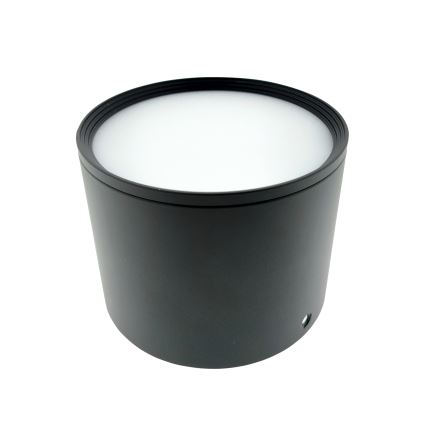 Faretto LED 10 W, 230 V, 3000/4000/6400 K, Ø 12 cm, nero