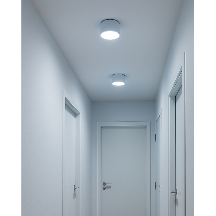 Faretto LED/10W/230V 3000/4000/6400K Ø 12 cm bianco