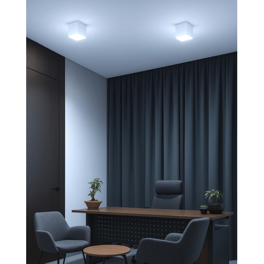 Faretto LED/5W/230V 3000/4000/6400K 7,5x7,5 cm bianco