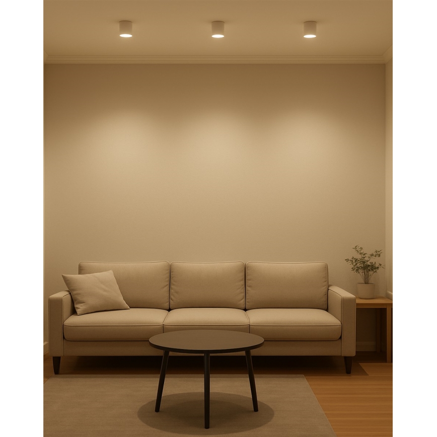 Faretto LED 5W/230V 3000/4000/6400K diam. 7,5 cm, bianco