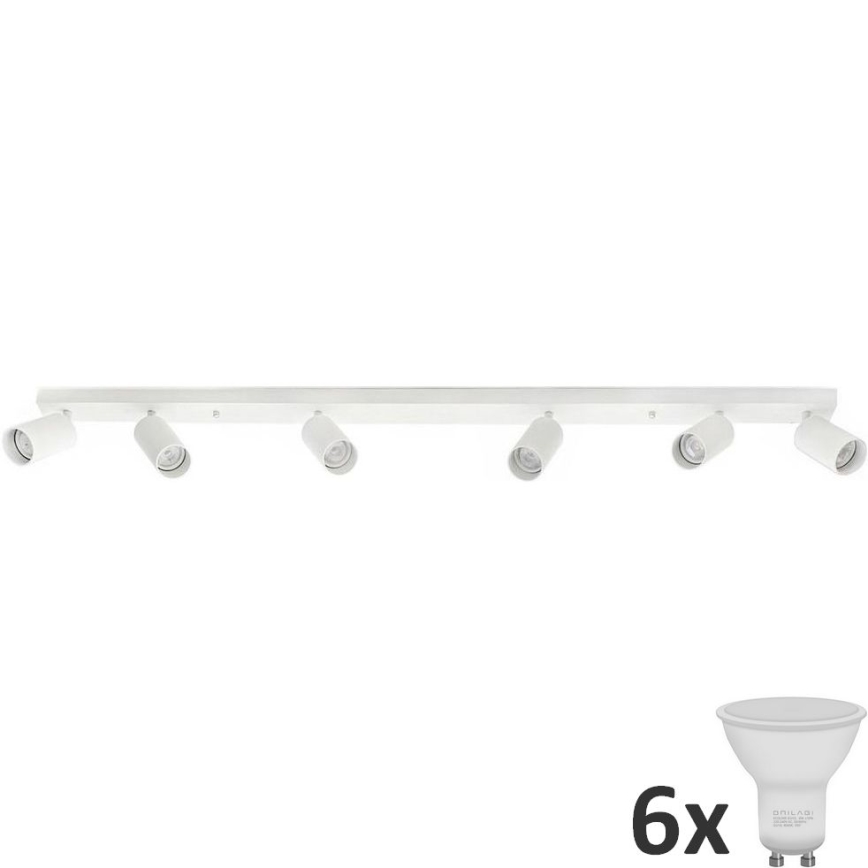 Faretto LED ANGIE 6xGU10/6W/230V bianco