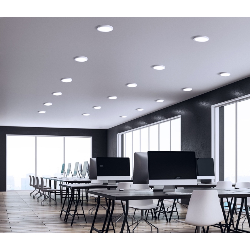 Faretto LED da incasso ALGINE 2 in 1 LED/12W/230V 3000K bianco