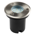 Faretto LED da incasso carrabile per esterni GORDO, 1 W, 230 V, Ø 9,5 cm, IP67, in acciaio inox