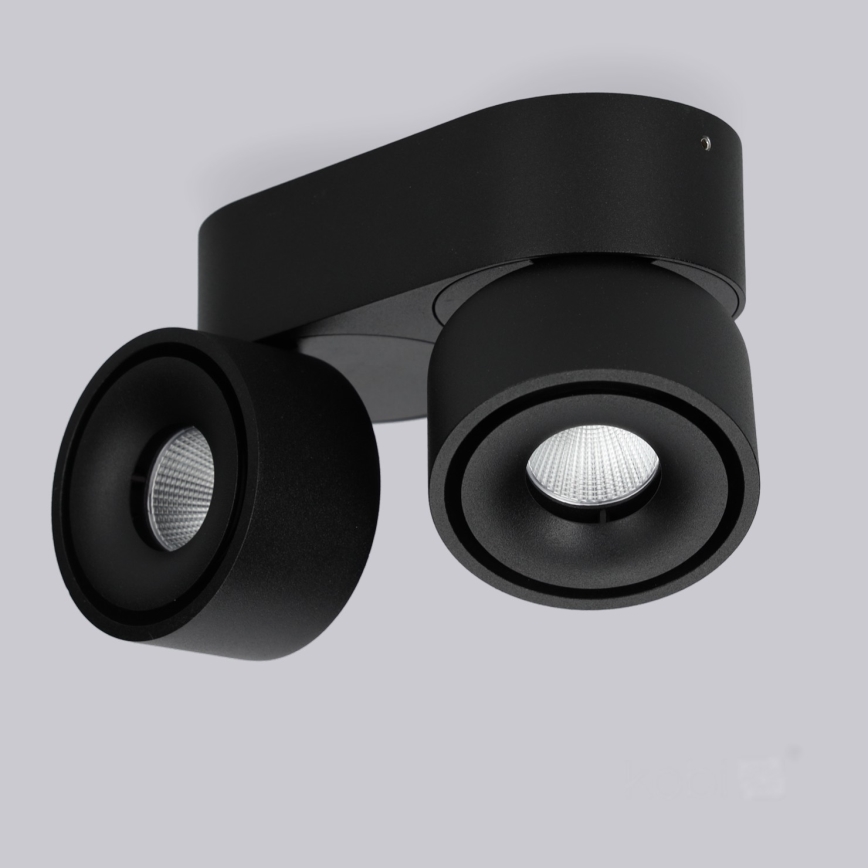 Faretto LED dimmerabile LAHTI MINI 2xLED/9W/230V 3000K CRI 90 nero