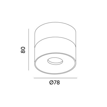 Faretto LED dimmerabile LAHTI MINI LED/9W/230V 3000K CRI 90 bianco