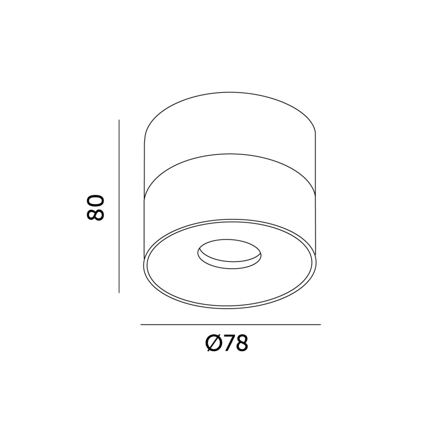 Faretto LED dimmerabile LAHTI MINI LED/9W/230V 3000K CRI 90 bianco