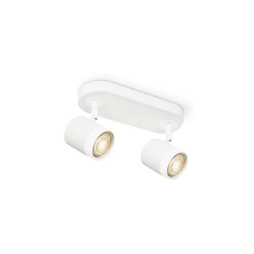 Faretto LED dimmerabile MANU 2xGU10/5,8W/230V bianco