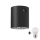 Faretto LED GEORGE 1xE27/6W/230V diametro 11 cm nero