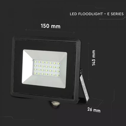 Faretto LED LED/20W/230V IP65 verde