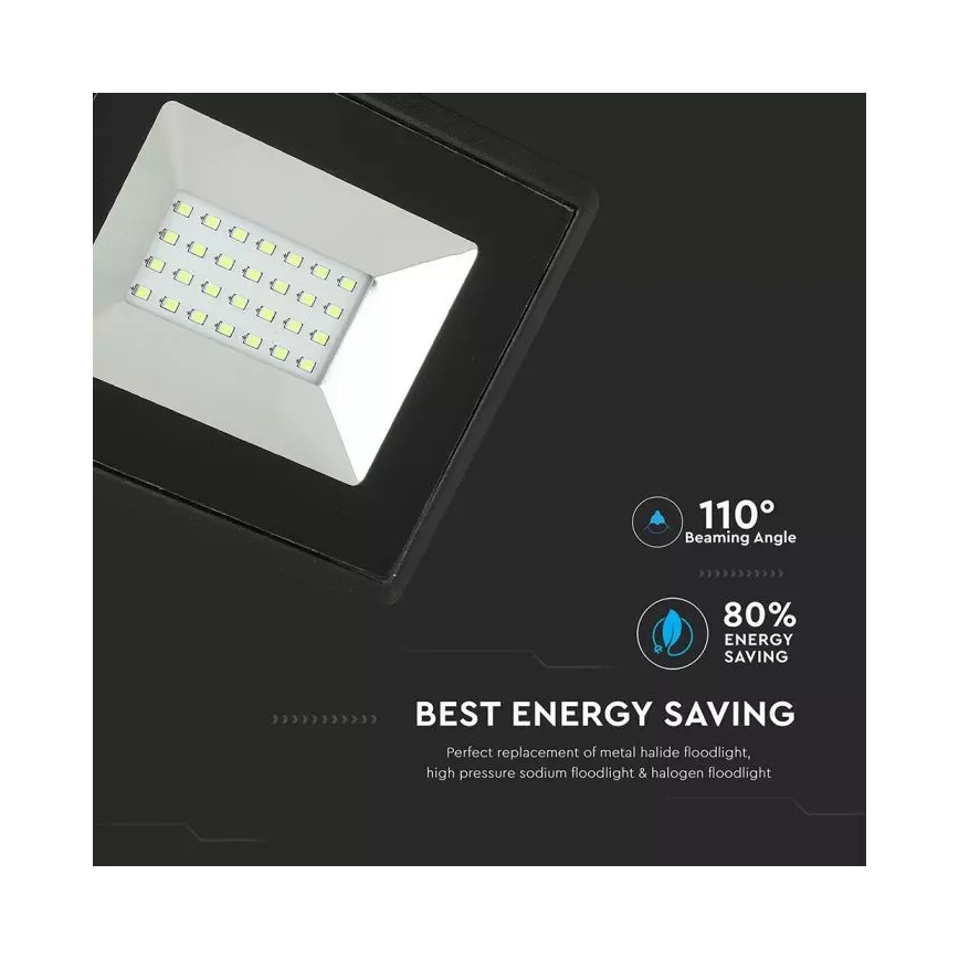 Faretto LED LED/20W/230V IP65 verde