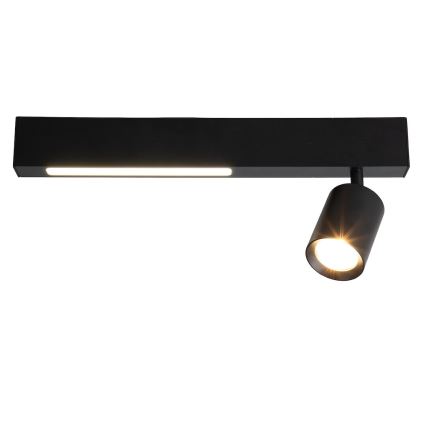 Faretto LED MAGNET LED/5W/230V + 1xGU10/60W 3000/4000K nero