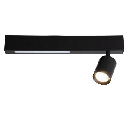 Faretto LED MAGNET LED/5W/230V + 1xGU10/60W 3000/4000K nero
