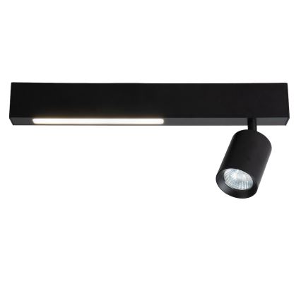 Faretto LED MAGNET LED/5W/230V + 1xGU10/60W 3000/4000K nero