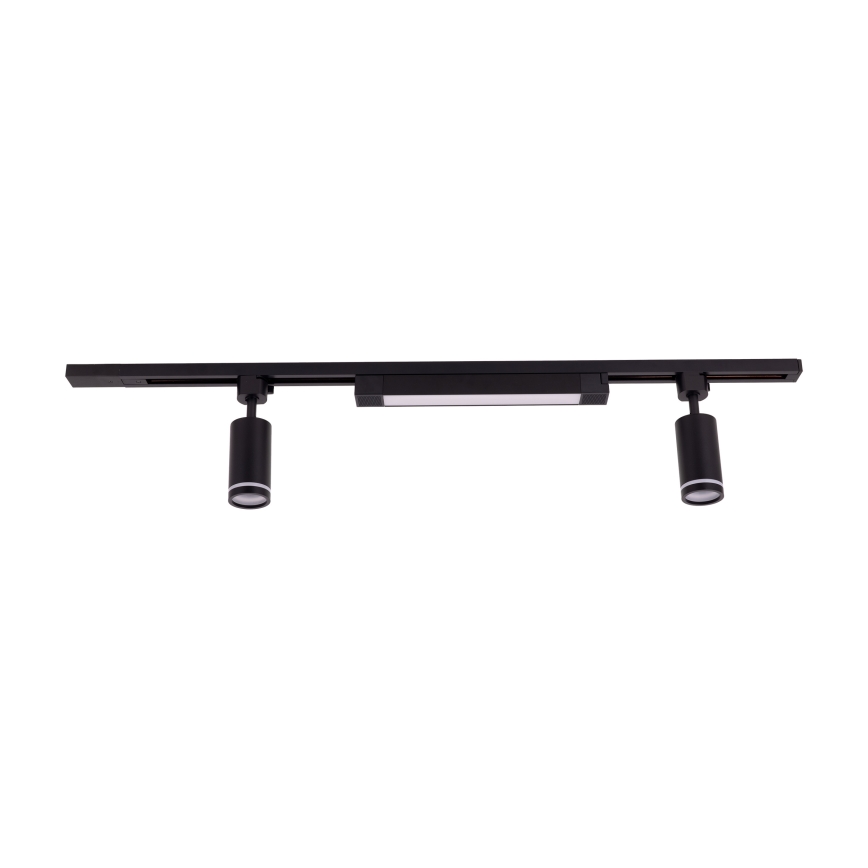 Spot LED per sistema a binario TRACER 2xGU10/10W/230V + LED/20W 1 m nero