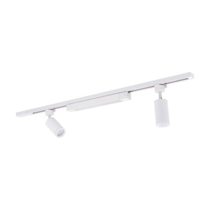 Faretto a LED per sistema a binario TRACER 2xGU10/10W/230V + LED/20W 1 m bianco