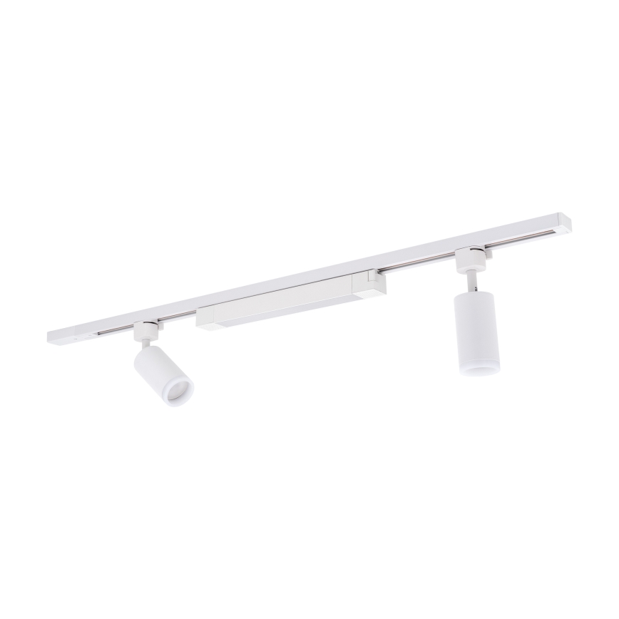 Faretto a LED per sistema a binario TRACER 2xGU10/10W/230V + LED/20W 1 m bianco