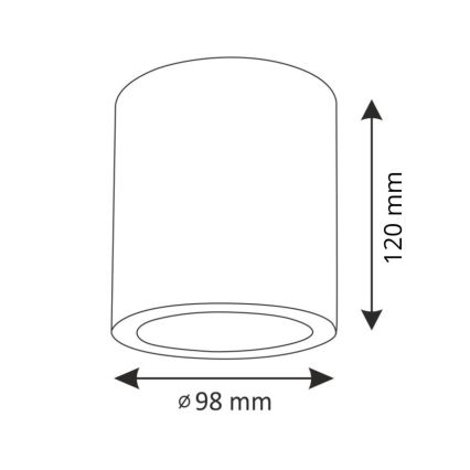 Faretto LED RGBW dimmerabile JUPITER 1xE27/6,5W/230V 2700-6500K Wi-Fi Ø 9,8 cm nero