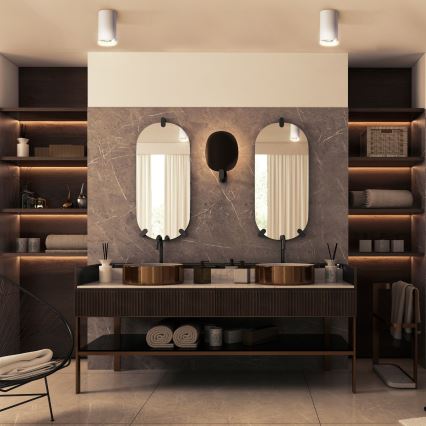 Faretto da incasso per bagno LED RGBW dimmerabile TURYN 1xGU10/6,5W/230V 2700-6500K Wi-Fi IP44 bianco