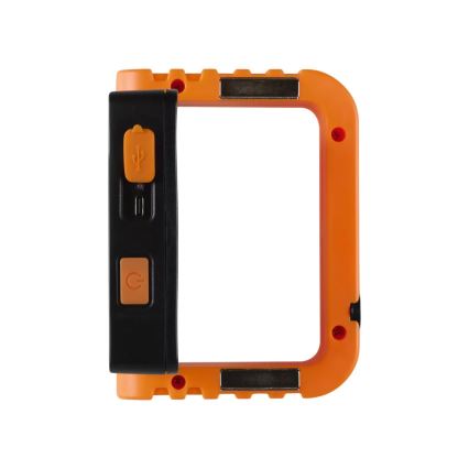 Faretto LED solare ricaricabile dimmerabile LED/10W/5V USB 6500K IP44 1800 mAh