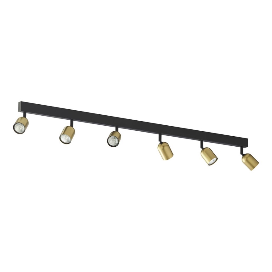 Faretto LED TOP 6xGU10/10W/230V oro/nero