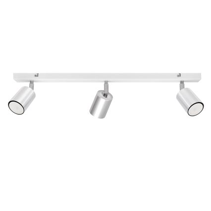 Faretto LED TUNE 3xGU10/4,8W/230V cromo opaco/bianco