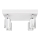 Faretto LED TUNE 4xGU10/4,8W/230V cromo opaco/bianco