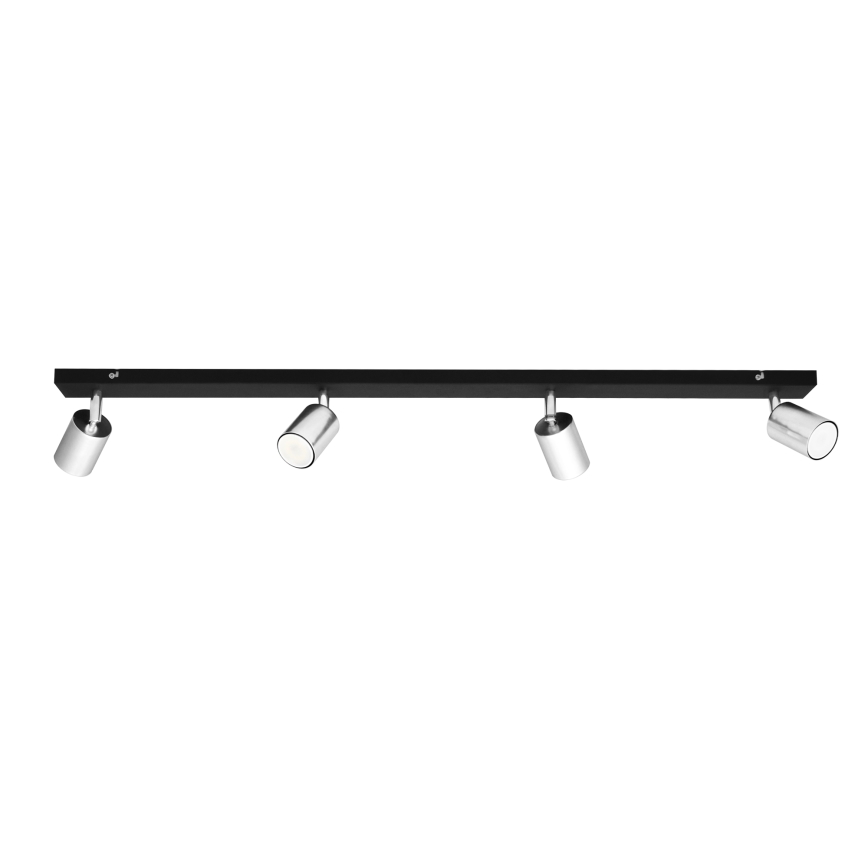 Faretto LED TUNE 4xGU10/4,8W/230V cromo opaco/nero