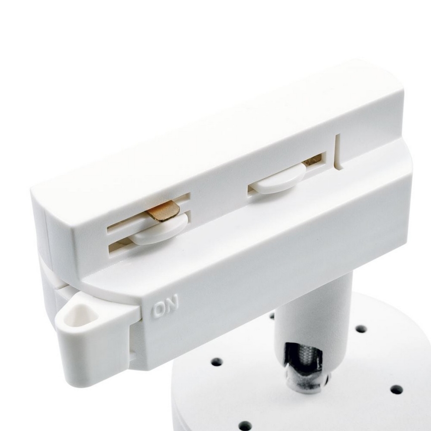 Faretto MICA per sistema a binario 1xGU10/25W/230V Monofase bianco